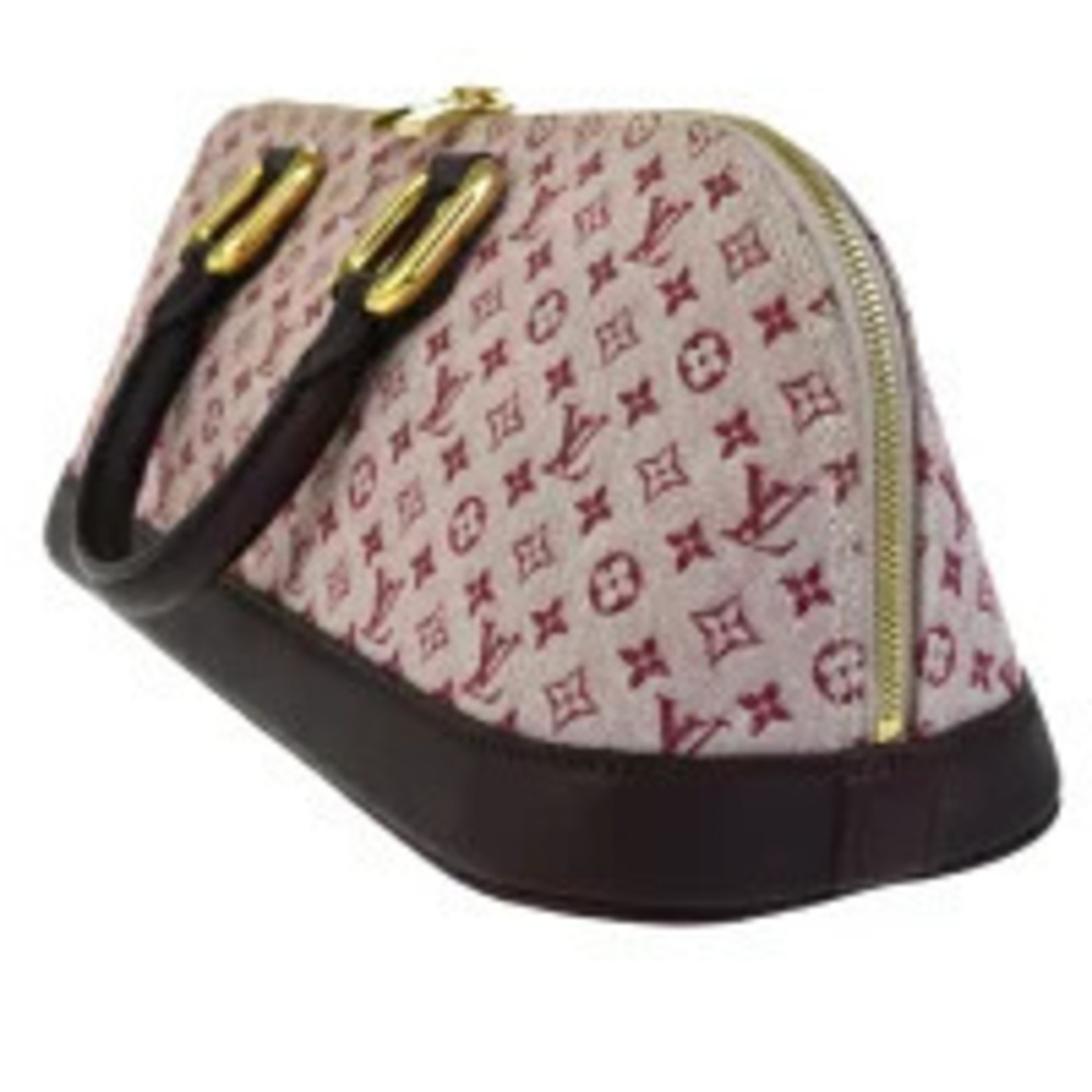 Louis Vuitton Monogram Red Handbag leather Armaron Cerise canvas Red